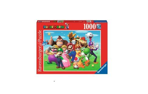 Ravensburger Super Mario Pussel 1000 styck Tecknade serier