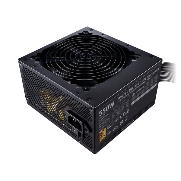 Cooler Master MWE 550 Bronze 230V V2 enhed til strømforsyning 550 W 24-pin ATX ATX Sort