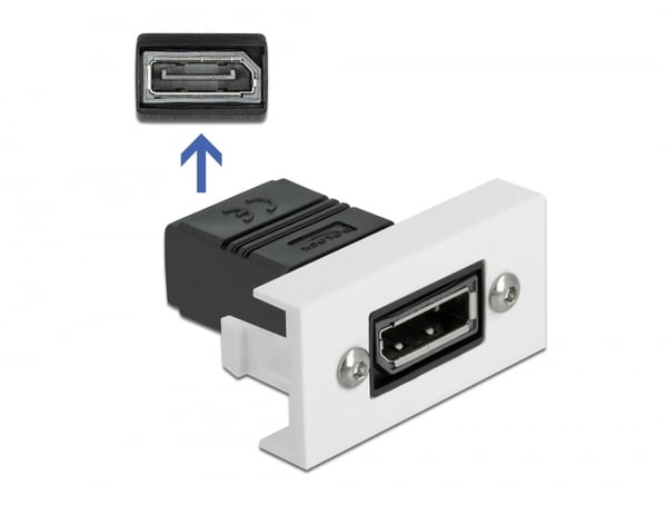 Miniatyrbillede 3 af 5: DeLOCK 81305 stikkontakt Sort