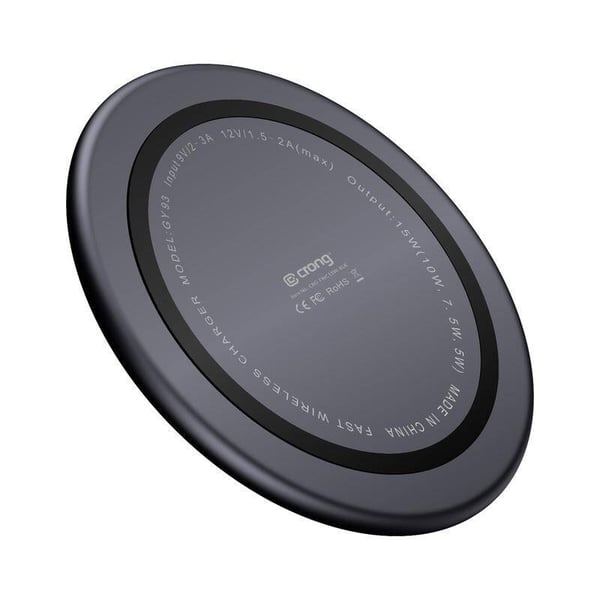 Miniatyrbillede 7 af 9: Crong PowerSpot Smartphone Sort USB Trådløs opladning Hurtig opladning Indendørs