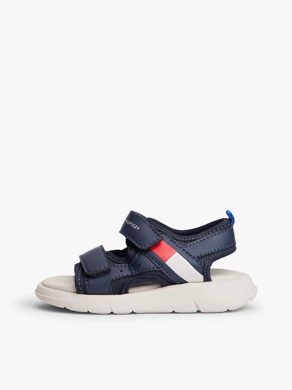 Tommy Hilfiger Flag Double Hook And Loop Sandals Sandaalit Sininen