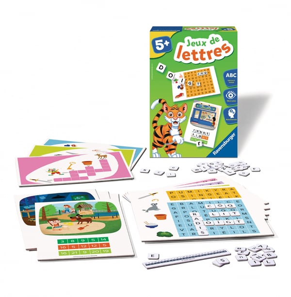 Miniatyrbild 6 av 7: Ravensburger Jeux de lettres Brädspel Utbildnings-