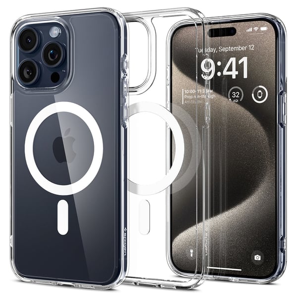 Spigen ACS06576 mobiltelefonfodral 17 cm (6.7") Mobilskal Vit