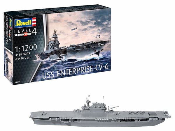 Miniatyrbillede 1 af 10: Revell 05824 skalamodel Model af skib Monteringssæt 1:1200