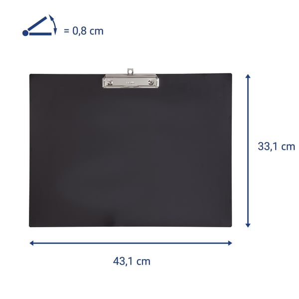 Miniatyrbillede 2 af 3: MAUL 2340290 opslagstavle A3 Plast, Genanvendt plast Sort