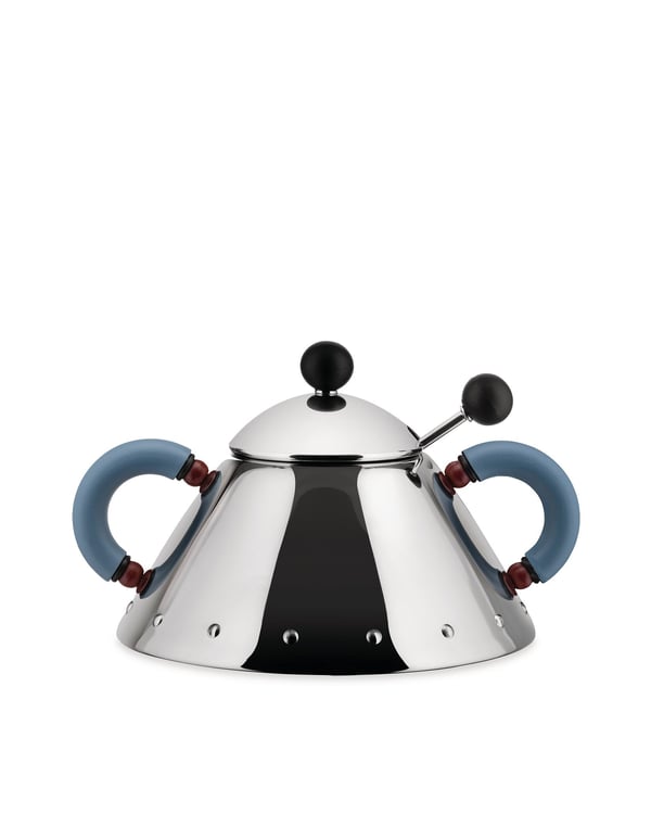 Alessi 9097B Sukkerskål Sort