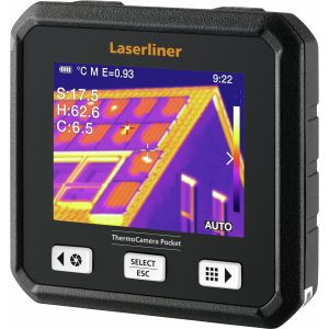 Laserliner ThermoCamera Pocket uncooled microbolometer Sort 1500 mAh Indbygget skærm TFT 320 x 240 pixel