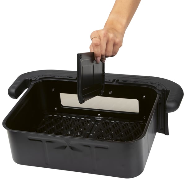 ProfiCook PC-FR 1313 H Dobbelt 10 L Enkeltstående 2400 W Varmluftsteger Sort, Rustfrit stål