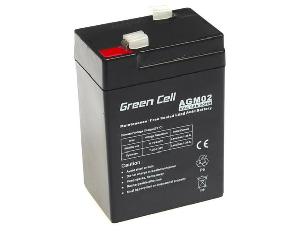 Pikkukuva 1 / 5: Green Cell AGM02 UPS-akku Sealed Lead Acid (VRLA)