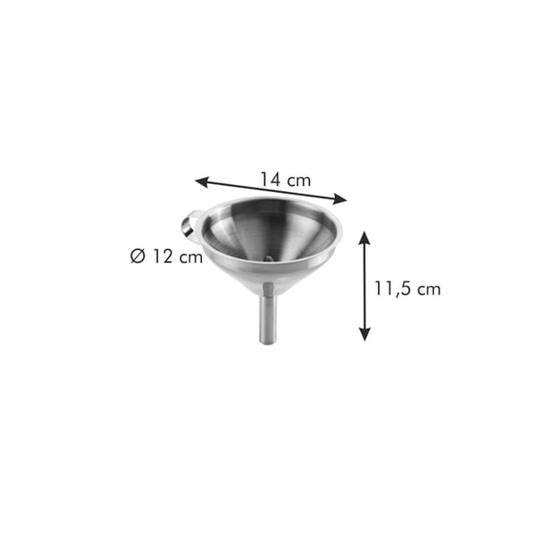 Pikkukuva 3 / 3: Tescoma 428660 suppilo 1 kpl 12 cm Ruostumaton teräs