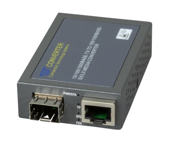 EFB Elektronik MCT-3002SFP-DR netværksomformer til medie 1000 Mbit/s Grå