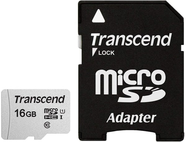 Transcend microSDHC 300S 16GB NAND Klass 10