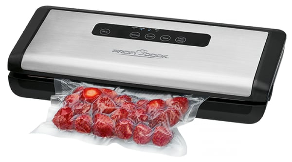 ProfiCook PC-VK 1146 vacuumförslutare 800 mbar Svart, Rostfritt stål