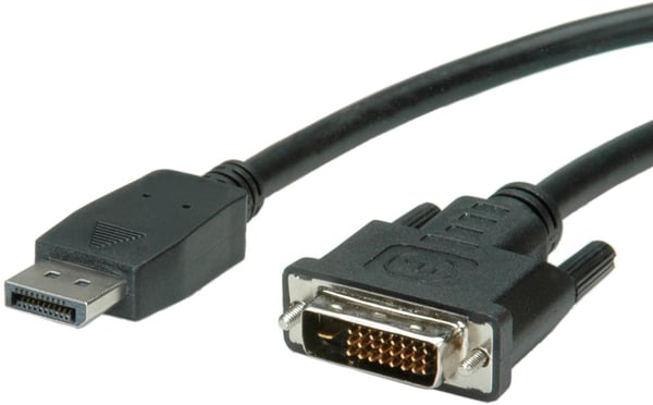 VALUE 11.99.5619 videokabel adapter 1,5 m DisplayPort DVI Sort VALUE 11.99.5619 videokabel adapter 1,5 m DisplayPort DVI Sort
