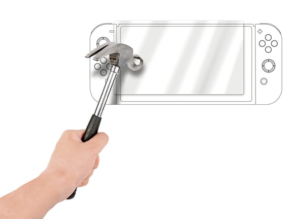 Miniatyrbillede 4 af 5: Bigben Interactive SWITCHOTEMPGLASS spillekonsol del & tilbehør Skærmbeskytter