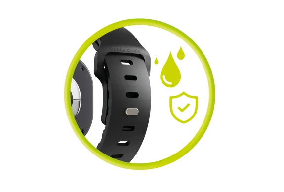 Miniatyrbillede 7 af 12: Mobile Origin MO-GW8-BLK Smart bærbart (wearable) tilbehør Rem Sort Fluoroelastomer