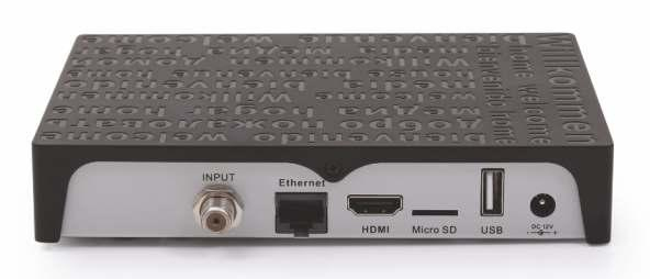 Opticum AX UHD 1500K Satellit Fuld HD Sort