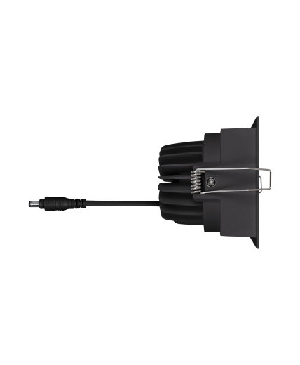 Miniatyrbillede 3 af 3: LEDVANCE SPOT SQUARE DK ADJ 8 W 3000 K BK Indbygget lysplade LED