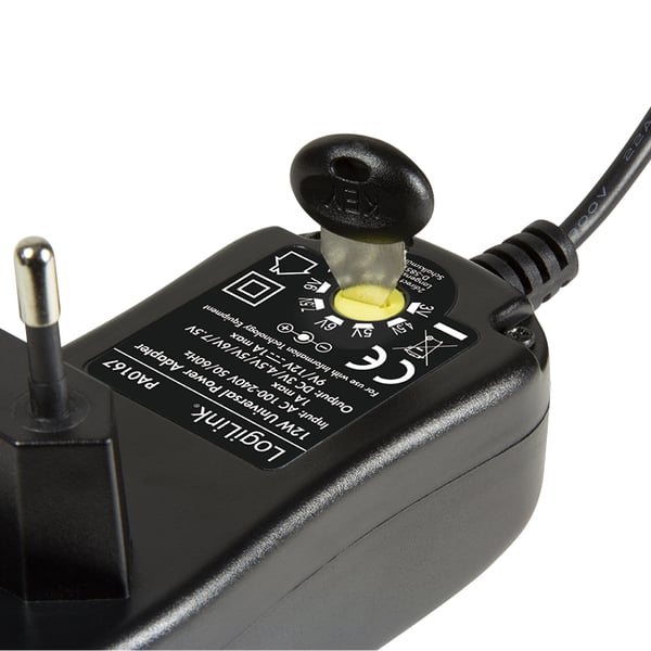 Miniatyrbillede 8 af 10: LogiLink PA0167 strømadapter og vekselret Indendørs 12 W Sort