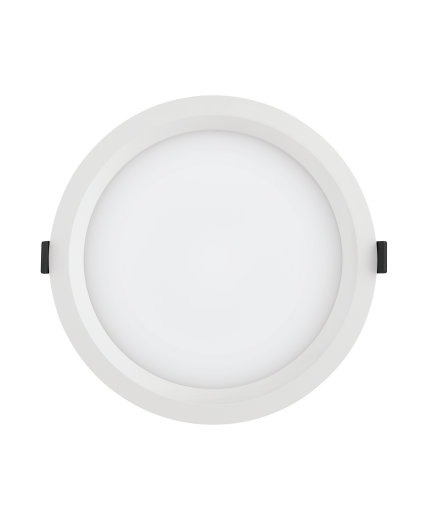 Miniatyrbillede 2 af 3: LEDVANCE DL ALU DN 200 35 W 4000 K IP44 WT loftbelysning