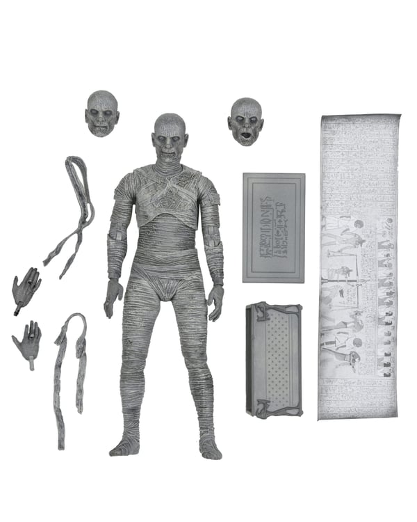 Miniatyrbillede 1 af 15: NECA Ultimate Mummy (Black & White)