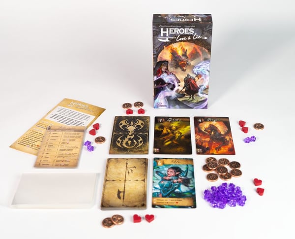 Blackrock Games HEROES LOVE TO LIE 15 min Korttipeli