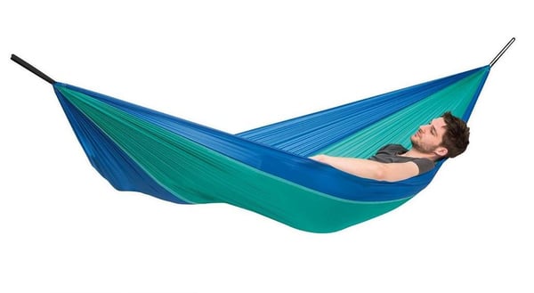 Miniatyrbild 3 av 12: AMAZONAS Adventure Hammock Upphängningsbar hängmatta 1 personer Nylon, Ripstop Blå, Mintfärgad