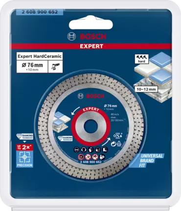 Bosch 2 608 900 652 pyörivä monitoimityökalu hiontaan & hiontatarvike Laatta, Keraaminen, Kivi Katkaisulaikka