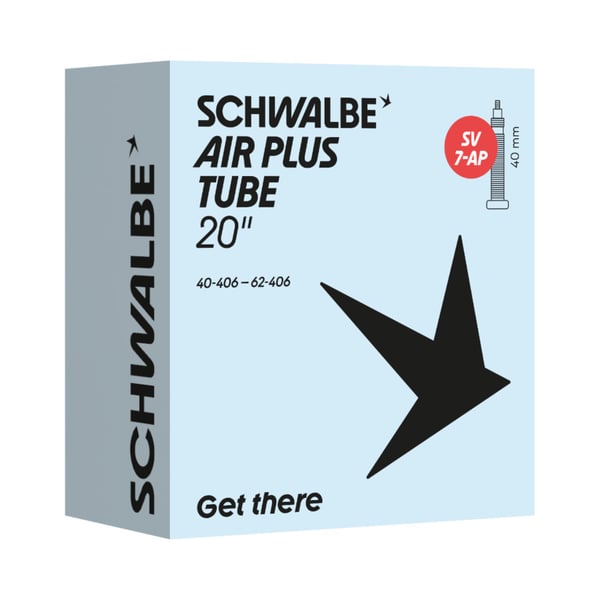 Pikkukuva 2 / 2: Schwalbe 10463863 polkupyörän sisäkumi Presta-venttiili 20" 40 - 62 mm