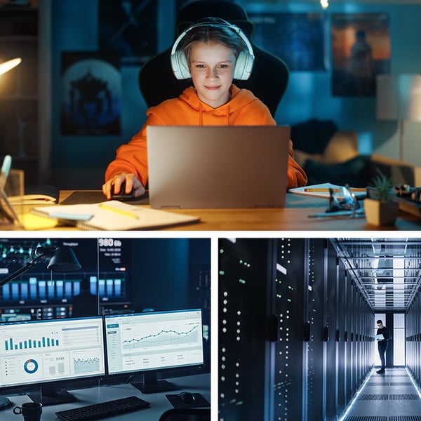 Qoltec 53775 UPS-enhed Interaktivt indgangsstik 1,2 kVA 720 W 4 AC stikkontakt(er)