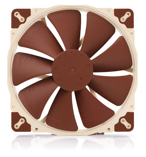 Miniatyrbild 2 av 5: Noctua NF A20 5V PWM Datorväska Fan 20 cm Beige, Röd