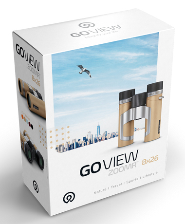 GoView ZOOMR 8x26 kikare Ljusbrunt