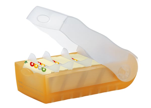 Miniatyrbild 2 av 3: HAN CROCO A8 Förvaringslåda för mappar Plast, Polypropylen (PP) Orange, Vit