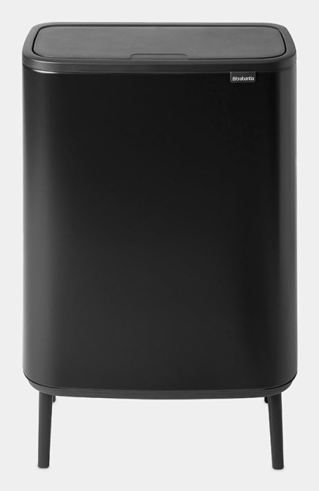 Miniatyrbild 1 av 4: Brabantia Bo Touch Bin Hi Rektangulär Stål Svart