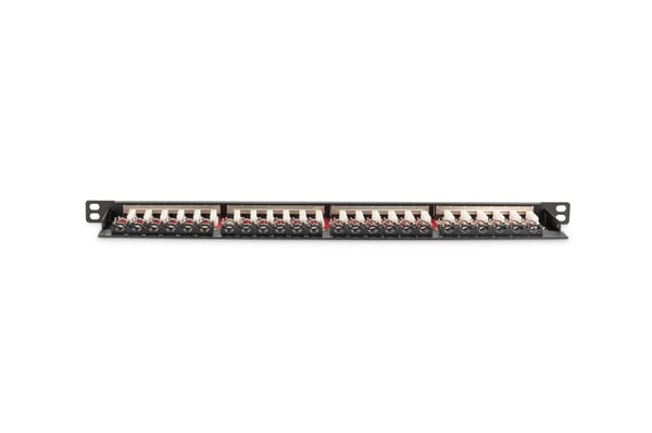 Miniatyrbild 5 av 6: DIGITUS CAT 6A, Klass EA High Density Patchpanel, skärmad