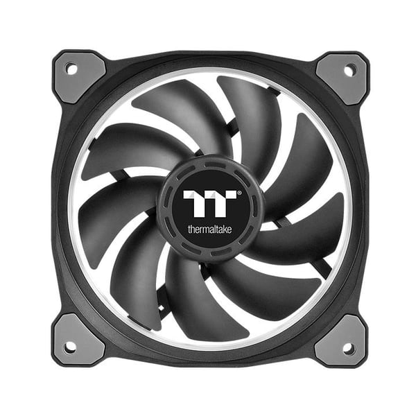 Thermaltake CL-F076-PL12SW-A Computerkølesystem Computerkabinet Ventilator 12 cm Sort