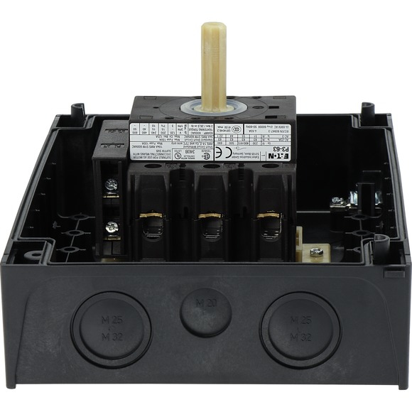 Eaton P3-63/I4/SVB-SW/HI11 Roterande brytare 3P Svart, Vit