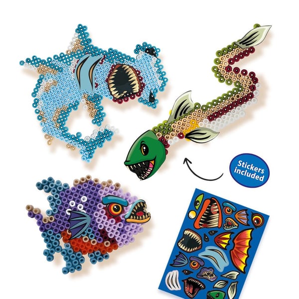SES Creative Beedz Iron on beads - Scary sea creatures