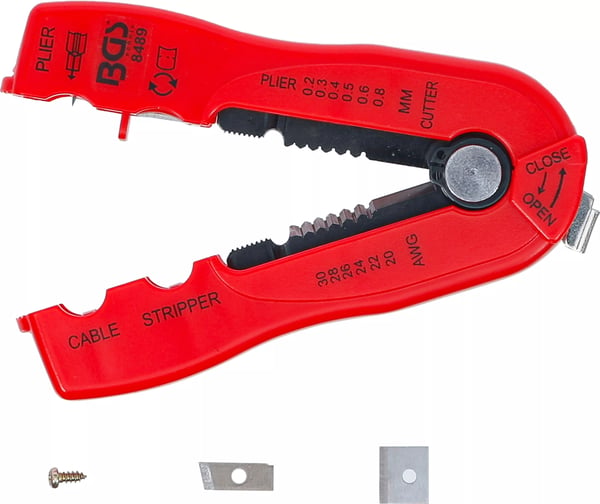 Miniatyrbild 5 av 5: BGS technic Wire & Cable Stripper '2-IN-1'