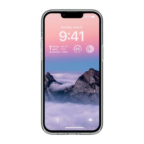 Crong Clear MAG Cover - iPhone 14 Plus MagSafe -kuori (läpinäkyvä)
