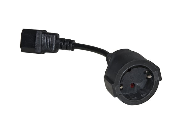 LINK LKADSK pistorasia-adapteri C14 Tyyppi C (Europistoke) Musta LINK LKADSK pistorasia-adapteri C14 Tyyppi C (Europistoke) Musta