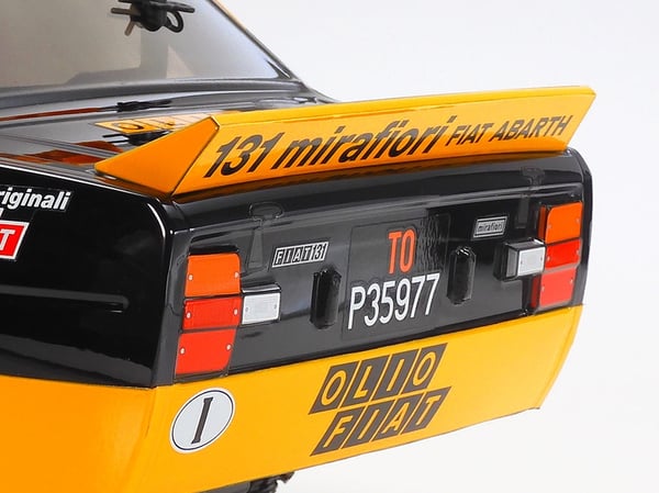 Miniatyrbillede 4 af 11: Tamiya Fiat 131 Abarth Rally Olio Fiat Radio-kontrolleret (RC) model Sportsvogn Elektrisk motor 1:10
