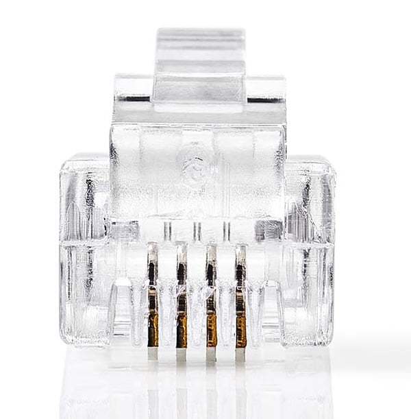 Miniatyrbillede 2 af 3: Nedis CTGB90923TP kabelsamler RJ11 Transparent