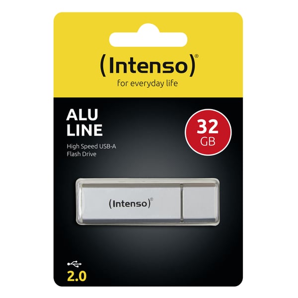 Intenso Alu Line USB-sticka 32 GB USB Type-A 2.0 Silver