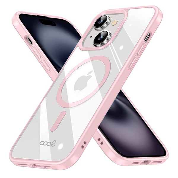 Miniatyrbillede 4 af 7: COOL Accesorios COOL mobiltelefon etui 15,5 cm (6.1") Cover Lyserød, Transparent