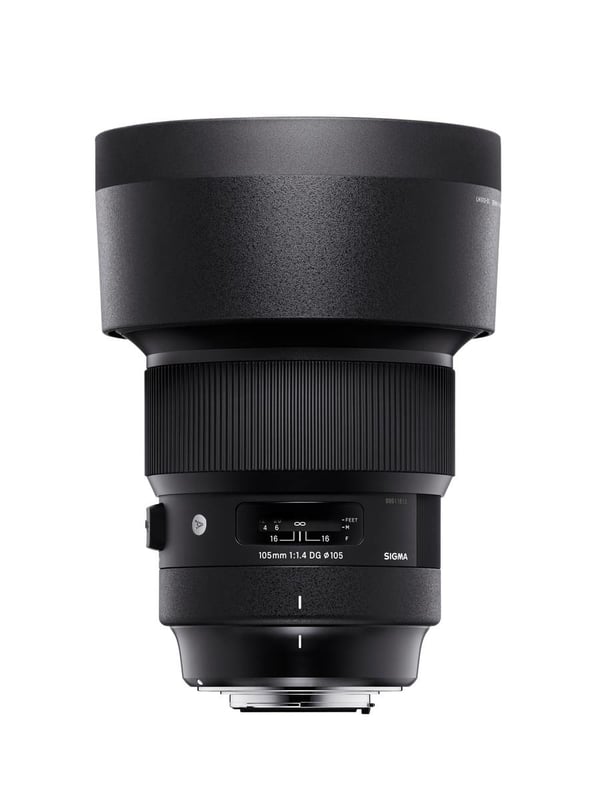 Miniatyrbillede 10 af 12: Sigma 105mm F1.4 DG HSM SLR Telefoto zoomobjektiv Sort
