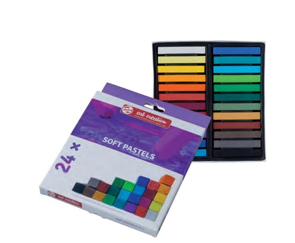 Talens 9029024M pastel Voks pastel Blød Forskellige farver 24 stk