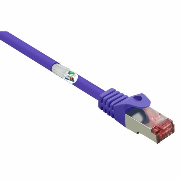 Miniatyrbillede 2 af 5: Renkforce RF-4724912 netværkskabel Violet 0,15 m Cat6 S/FTP (S-STP)