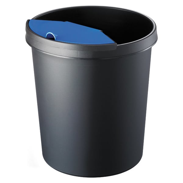 Helit H61058 papperkorgar Plast Svart