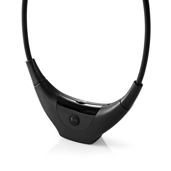 Nedis HPRF010BK kuulokkeet ja kuulokemikrofoni Langallinen & langaton Leuan ali TV USB Type-C Latausteline Musta